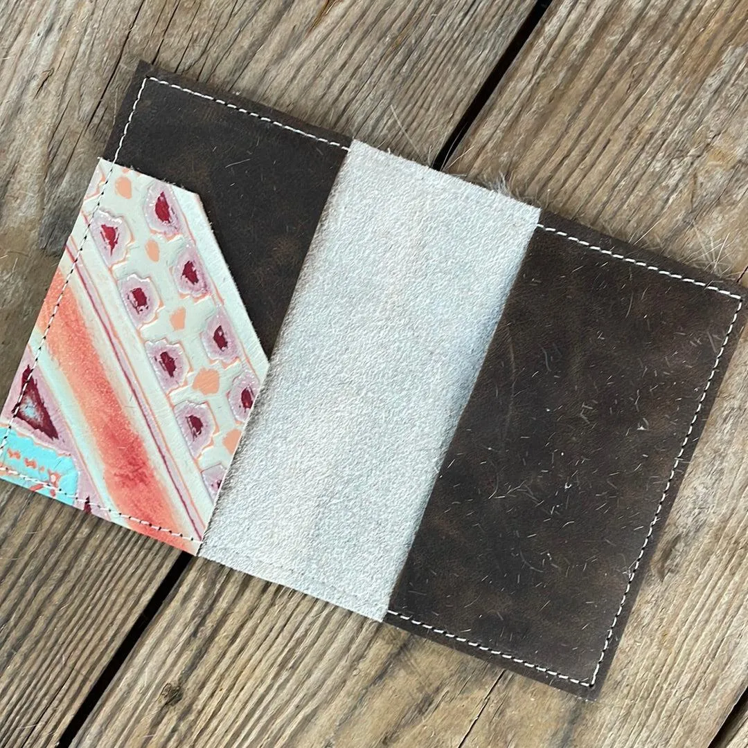 063 Passport Cover - Tricolor w/ Fiesta Navajo