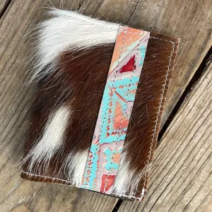 063 Passport Cover - Tricolor w/ Fiesta Navajo