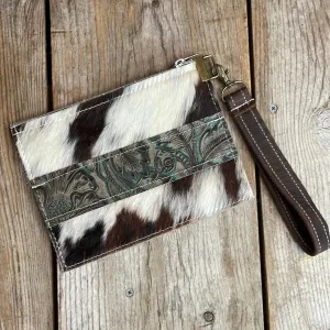 110 Make-up bag - Tricolor w/ Tuquoise Autumn