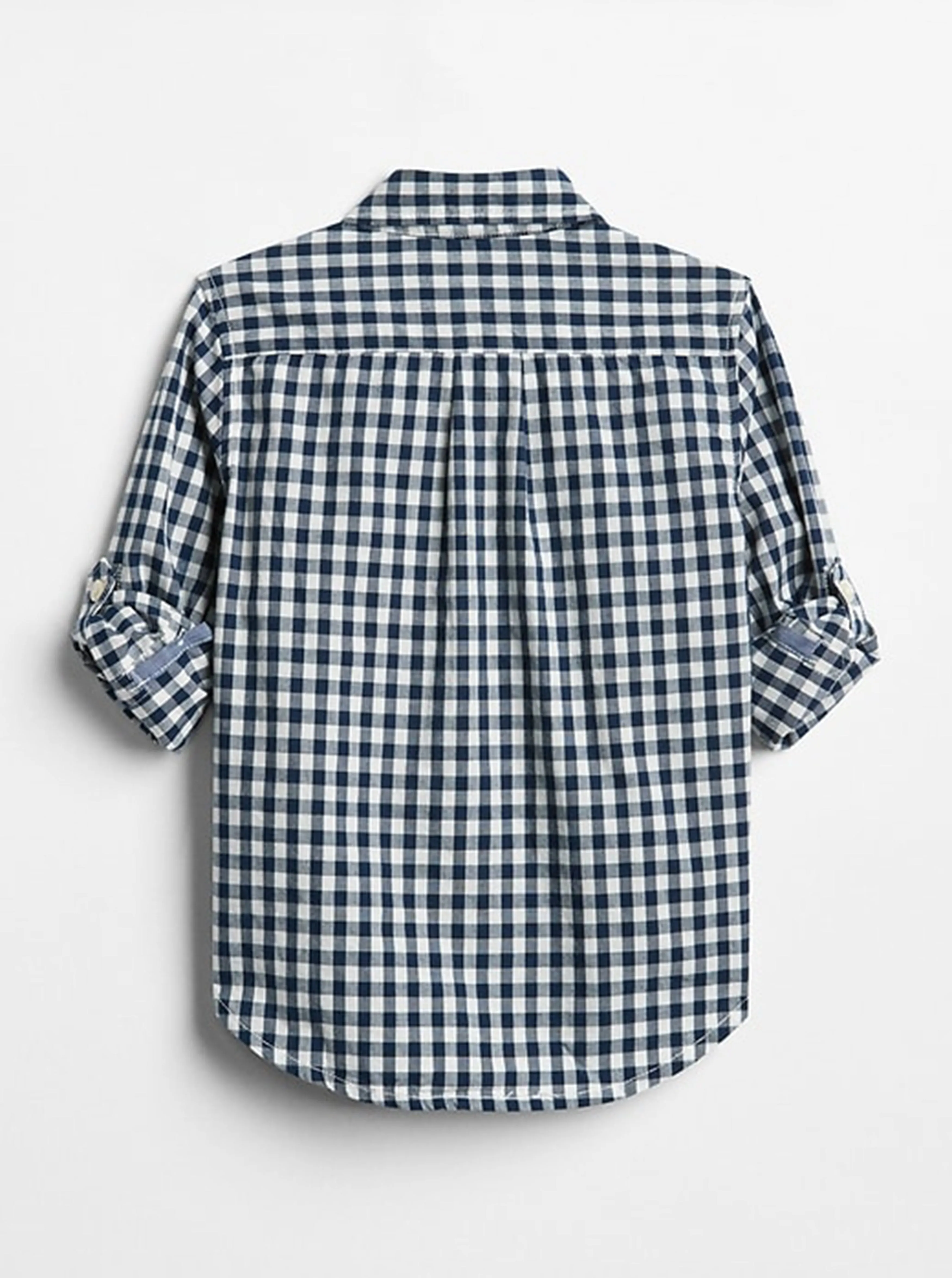 [12-18m] Gap Baby Toddler Gingham Convertible Shirt