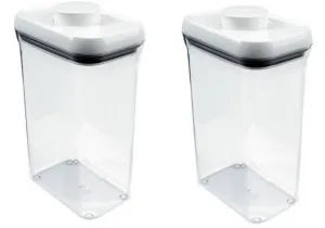 (2) ea Oxo International 1071397 POP 2-1/2 Quart Food Storage Containers