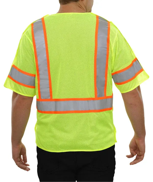 24-504ST Breakaway Safety Vest w/ Contrasting Stripe