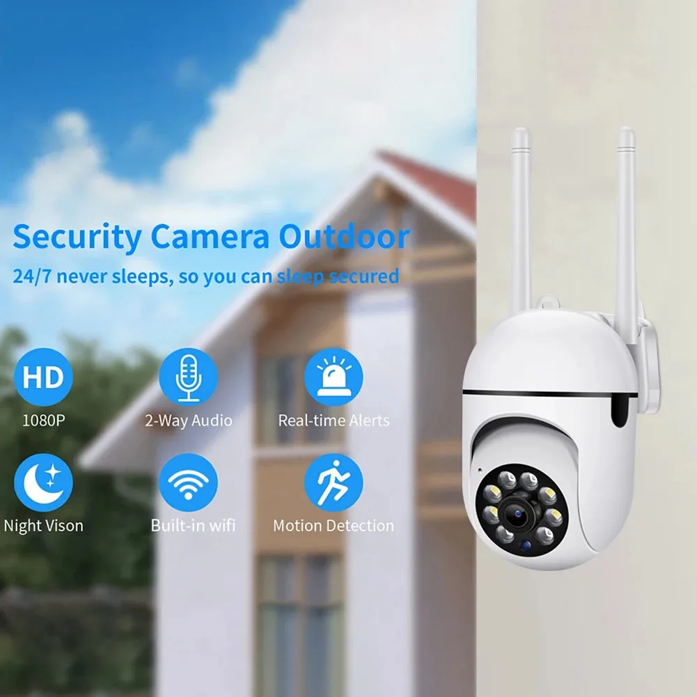 2.4G Two-way Audio Night Vision 2MP 1080P HD Surveillance Camera (Camera Only)