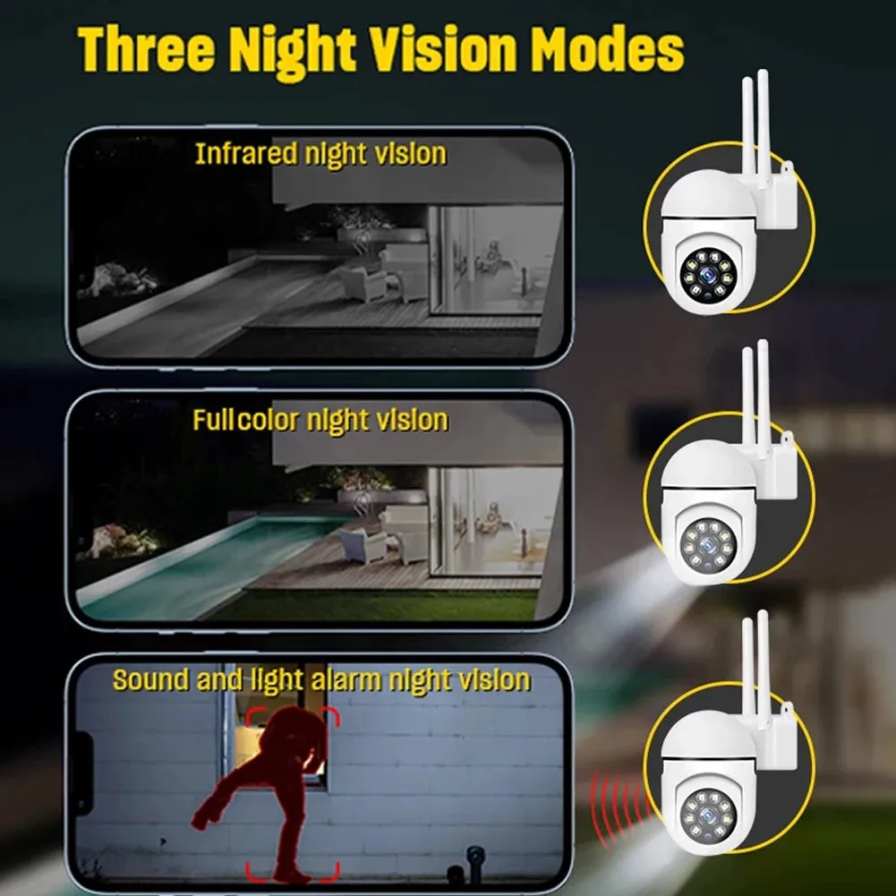 2.4G Two-way Audio Night Vision 2MP 1080P HD Surveillance Camera (Camera Only)