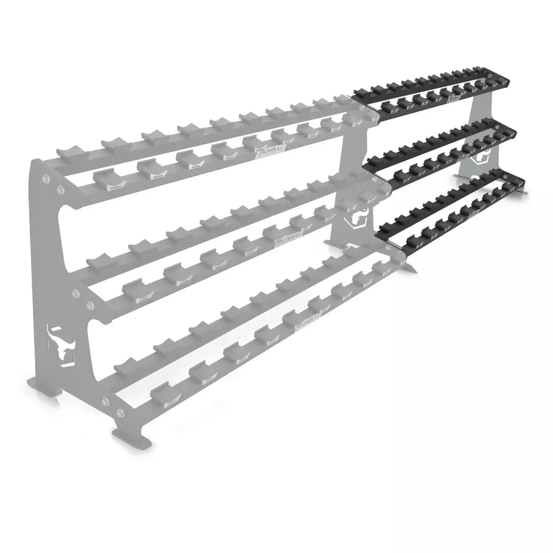 3-Tier Commercial Dumbbell Rack Extension
