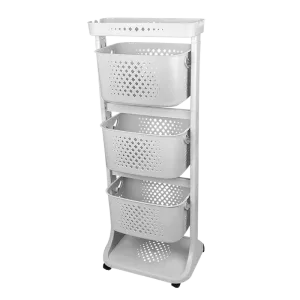 3-Tier Plastic Storage Basket