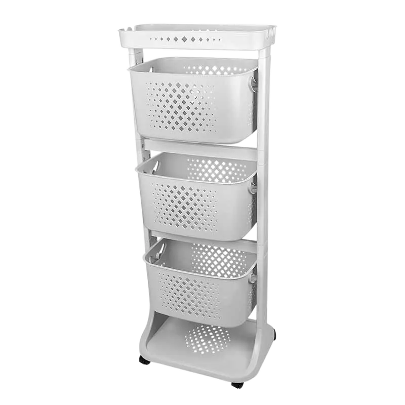 3-Tier Plastic Storage Basket