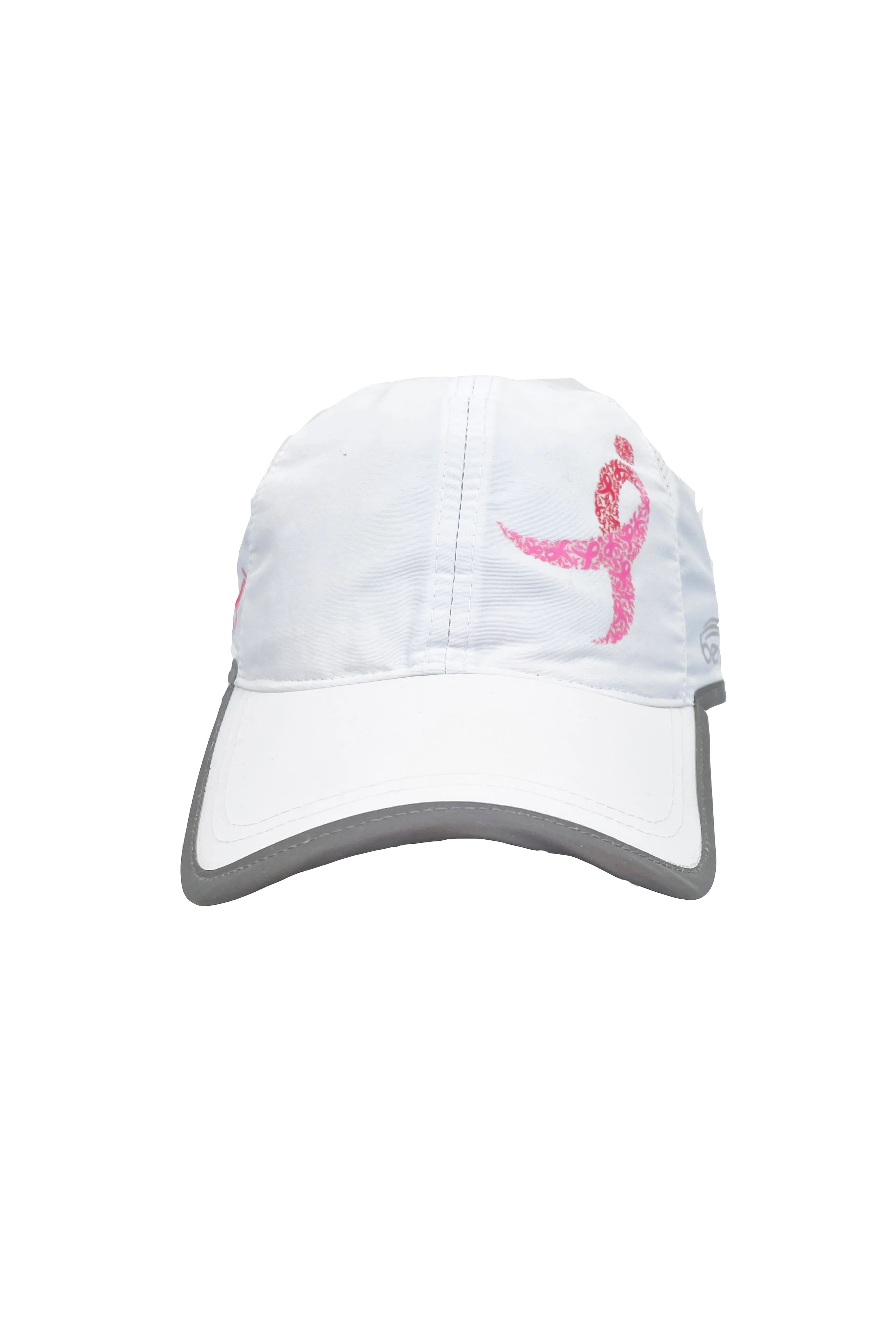 3008 - Komen Columbus Pink Ribbon Running Hat/White