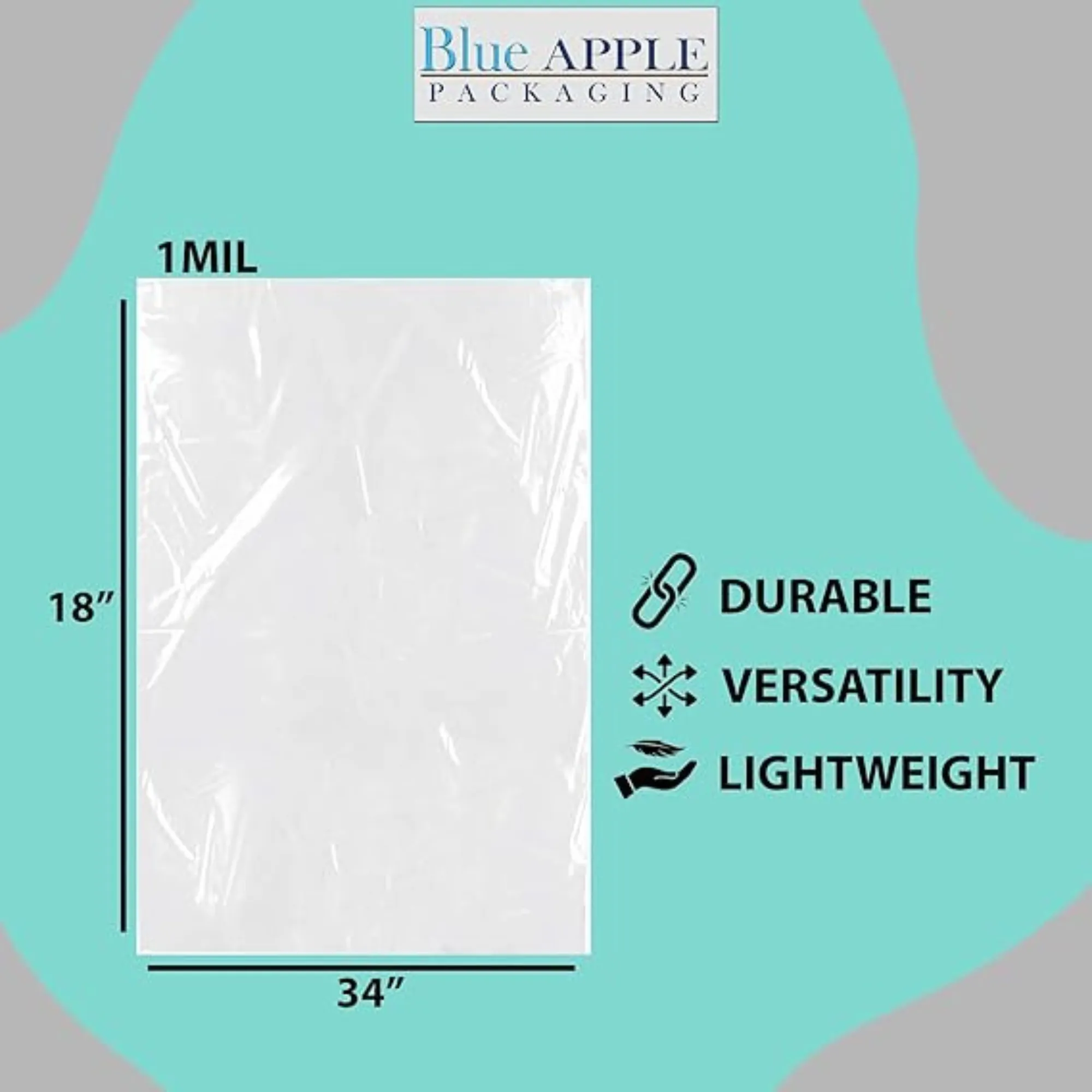 34X18 inches Pan Liners Poly Nylon 1 Mil Full Pan Deep PN