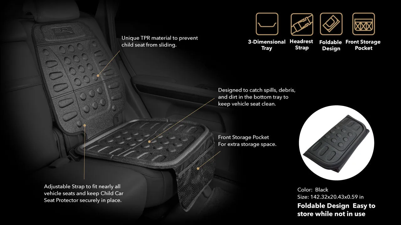 3D MAXpider Child Car Seat Protector