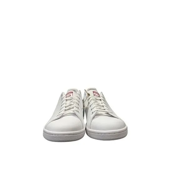 Adidas Stan Smith J Big Girl Size 6-7 Casual Shoe White Pink Athletic Sneaker
