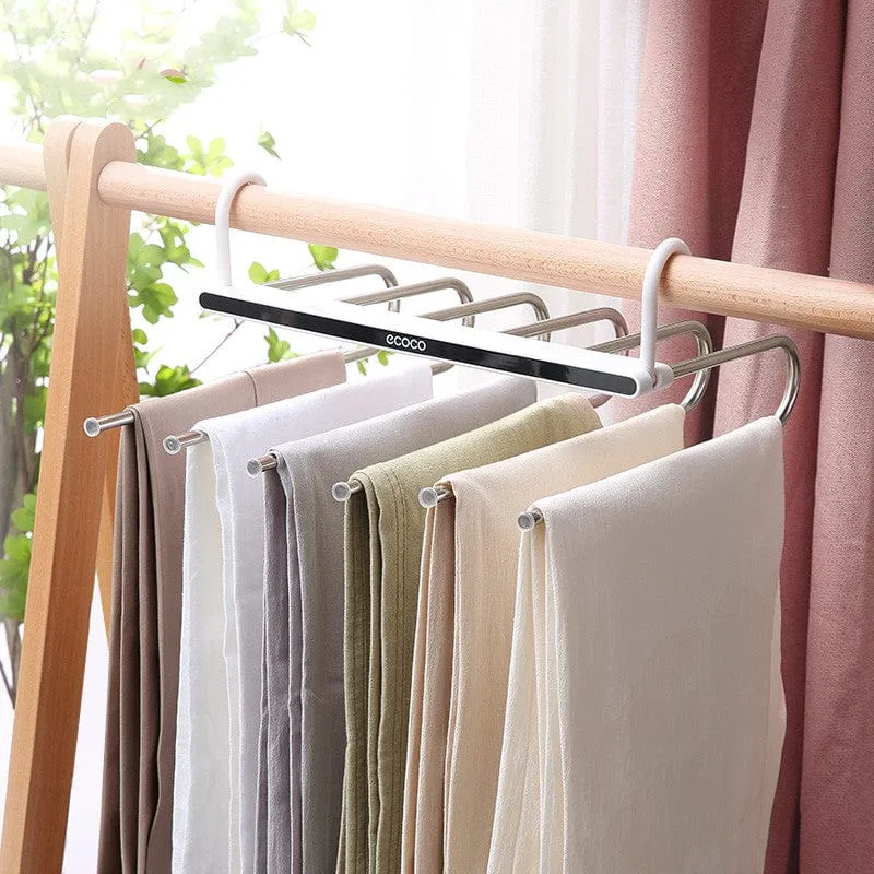 Adjustable Pants Rack Clothes Organizer