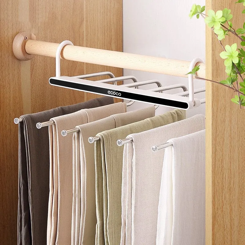Adjustable Pants Rack Clothes Organizer