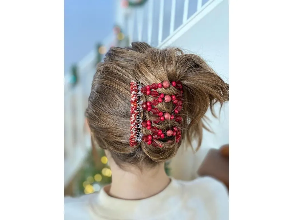 African Butterfly Wire Hair Clip - 9 Tong 595