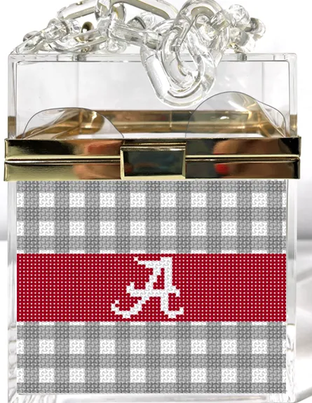 Alabama Purse Insert for Acrylic Cube Purse