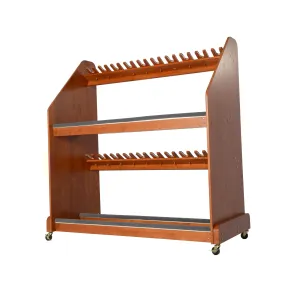Alges Mobile Instrument Storage - 20-Unit Guitar Rack
