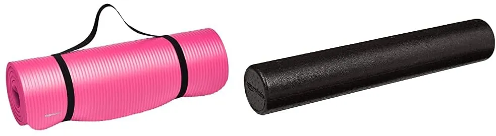 Amazon Basics 1/2-Inch Extra Thick Exercise Yoga Mat