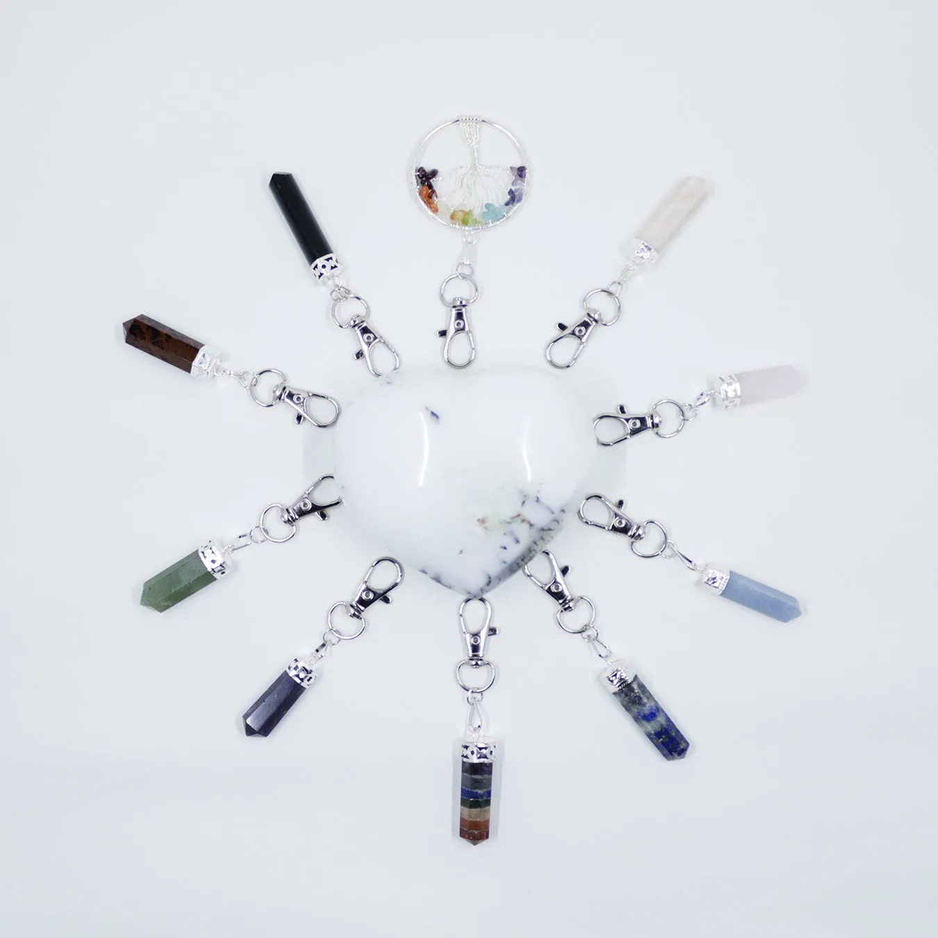Angelite Clip-on Pendant