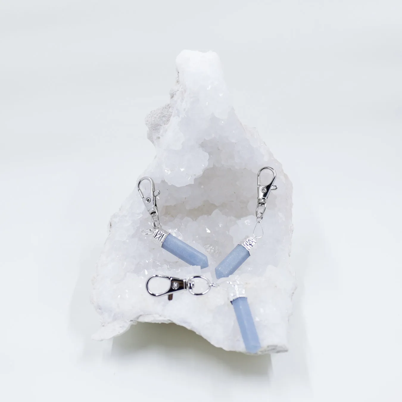Angelite Clip-on Pendant