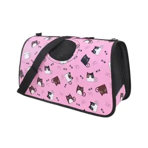 ANYWAGS Pet Carrier Large Big Eyed Cat Print Shoulder Sling Bags for Small Pet Carrying Accessories