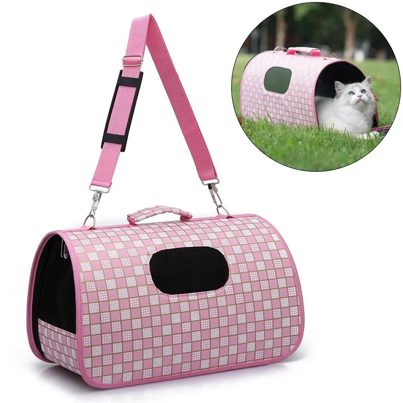 ANYWAGS Pet Carrier Large FLAI Logo Pattern Shoulder Sling Bags for Small Pet Carrying Accessories