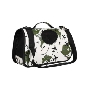 ANYWAGS Pet Carrier Large Flying Plane Pattern Shoulder Sling Bags for Small Pet Carrying Accessories