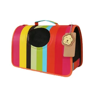 ANYWAGS Pet Carrier Large Multi Color Pattern Shoulder Sling Bags for Small Pet Carrying Accessories