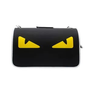 ANYWAGS Pet Carrier Medium Angry Yellowed Eyes Shoulder Sling Bags for Small Pet Carrying Accessories