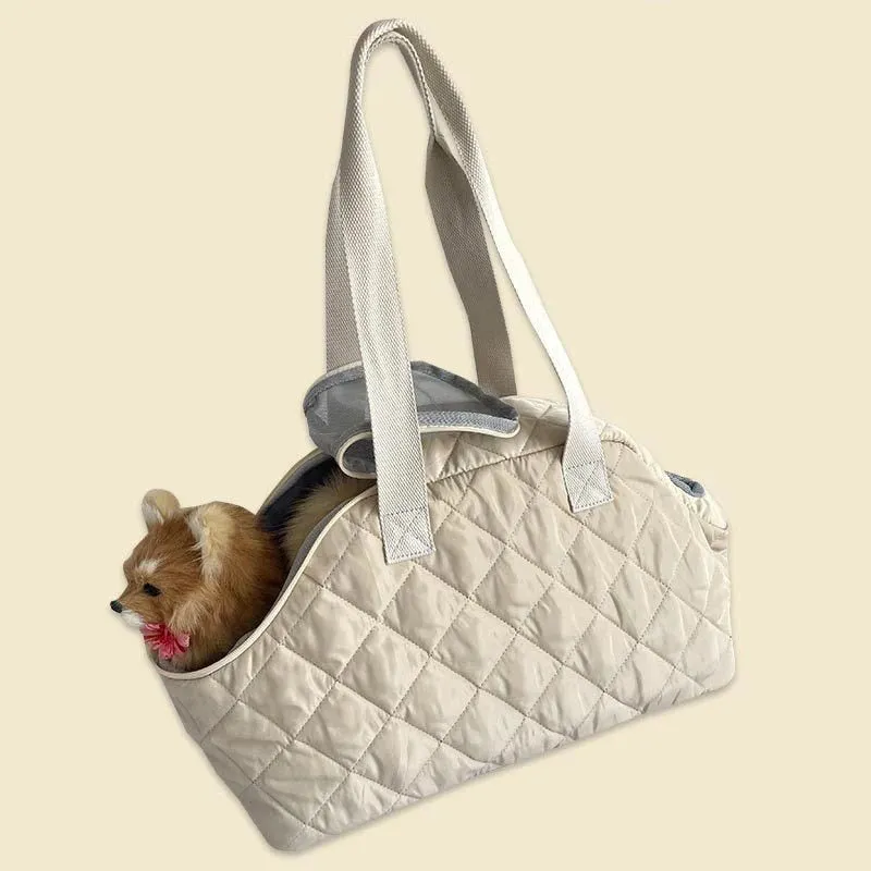 ANYWAGS Pet Carrier Pink Shoulder Bag with Breathable Outdoor Travel for Puppy Dog Cat Cling Bags