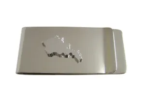 Armenia Map Shape Money Clip
