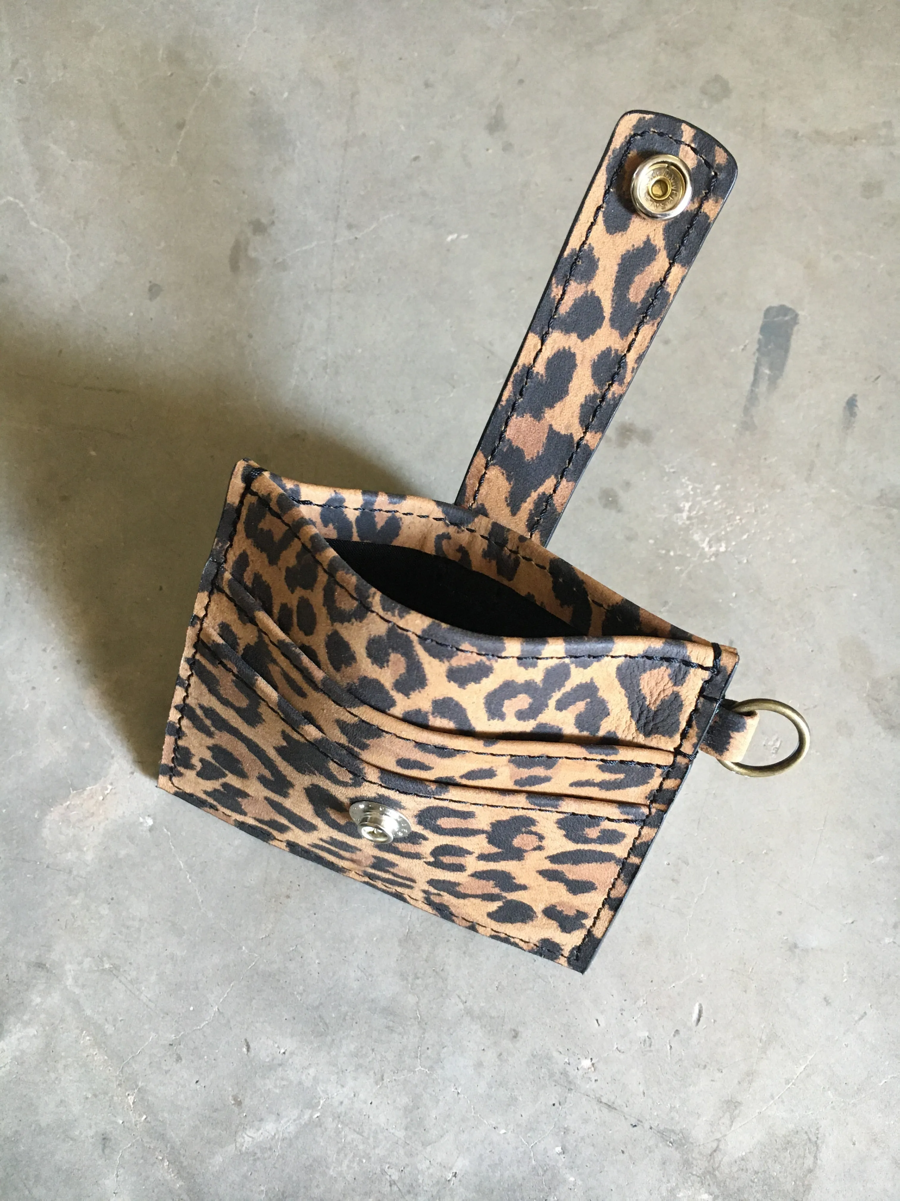 Aster Card Wallet in Leopard
