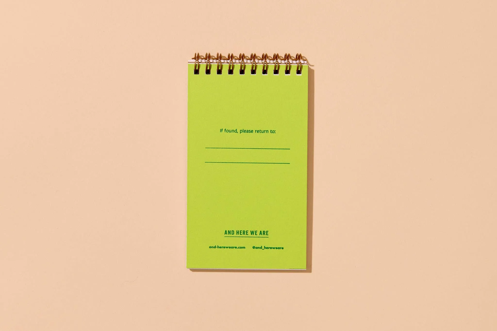 Aster Wildflower Spiral Pocket Size Notebook