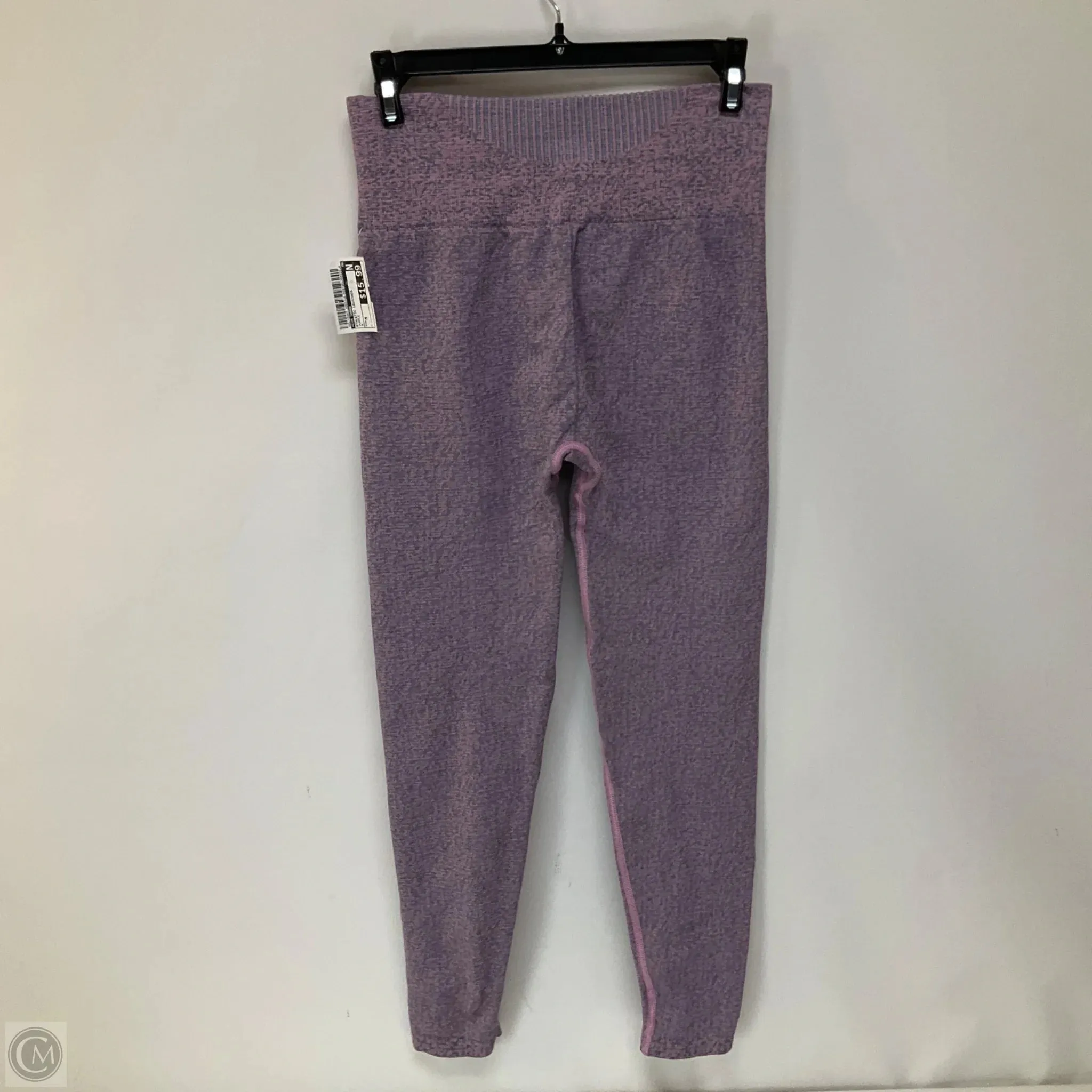 Athletic Leggings By Gym Shark In Purple, Size: M