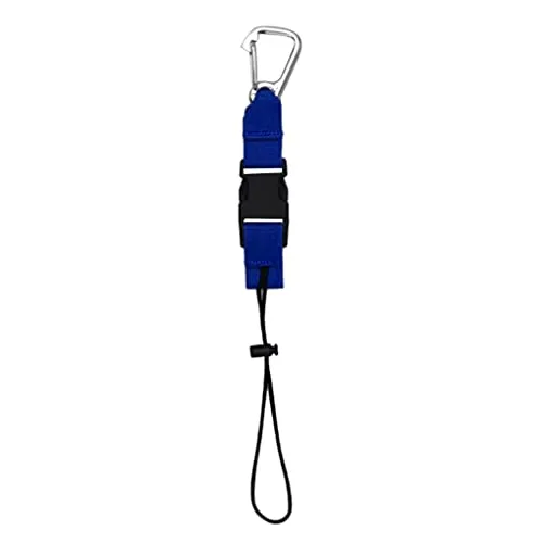 ATORSE Scuba Dive Light Camera BCD Lanyard with Quick Release Buckle Clip Blue B