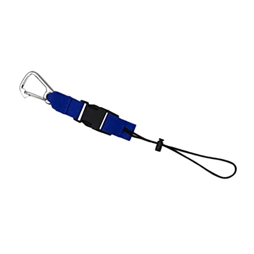 ATORSE Scuba Dive Light Camera BCD Lanyard with Quick Release Buckle Clip Blue B