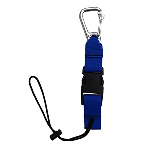 ATORSE Scuba Dive Light Camera BCD Lanyard with Quick Release Buckle Clip Blue B