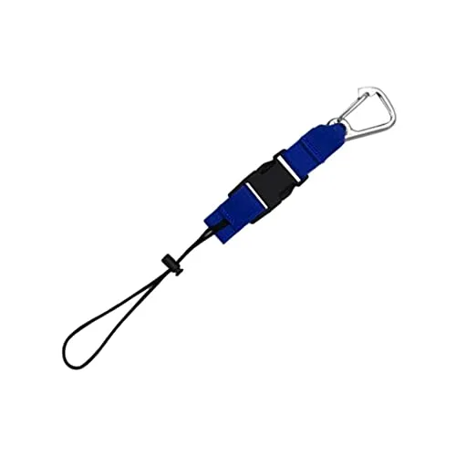 ATORSE Scuba Dive Light Camera BCD Lanyard with Quick Release Buckle Clip Blue B