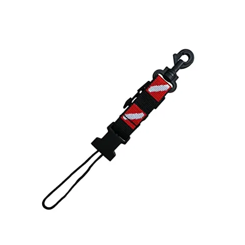 ATORSE Scuba Diving Fin Mask Gear Holder Keeper Lanyard Strap with Safety Clip HY12