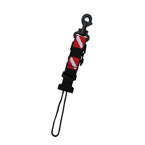 ATORSE Scuba Diving Fin Mask Gear Holder Keeper Lanyard Strap with Safety Clip HY12