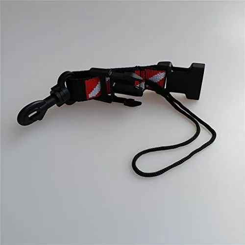 ATORSE Scuba Diving Fin Mask Gear Holder Keeper Lanyard Strap with Safety Clip HY12