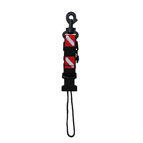 ATORSE Scuba Diving Fin Mask Gear Holder Keeper Lanyard Strap with Safety Clip HY12