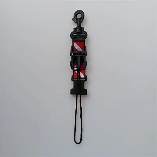 ATORSE Scuba Diving Fin Mask Gear Holder Keeper Lanyard Strap with Safety Clip HY12
