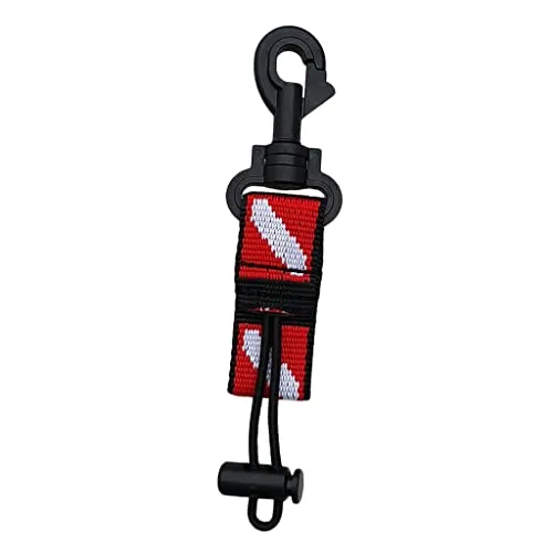 ATORSE Scuba Diving Fin Mask Gear Holder Keeper Lanyard Strap with Safety Clip HY13