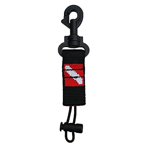 ATORSE Scuba Diving Fin Mask Gear Holder Keeper Lanyard Strap with Safety Clip HY13