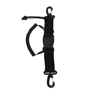 ATORSE Scuba Diving Lanyard Coil Lanyard w/Quick Release Buckles & Clip for Camera