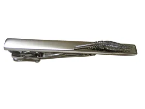 Author Writer Quill Feather Square Tie Clip