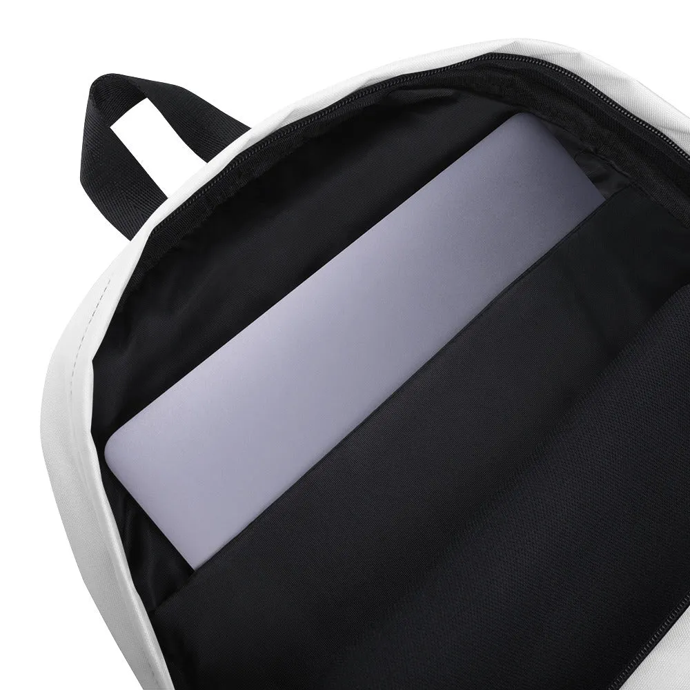 Backpack with baby raccoon image