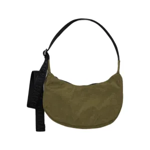 Baggu Small Nylon Crescent Bag, Seaweed