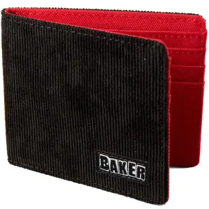 Baker Skateboards Brand Logo Corduroy Wallet Black