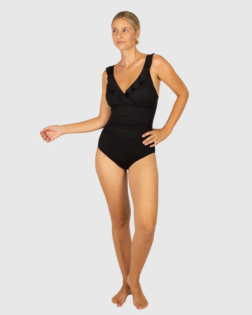 BAKU- WOMEN'S 1PC CHLORO E-F CUP FRILL SWIMSUIT